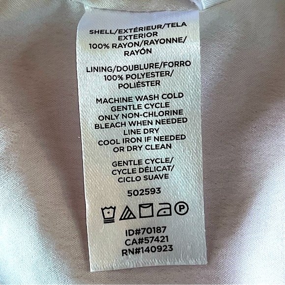 LOFT Ann Taylor Gauze Breezy Dress Coral White Pinstripe Sz M Delicate Feminine - Picture 6 of 6